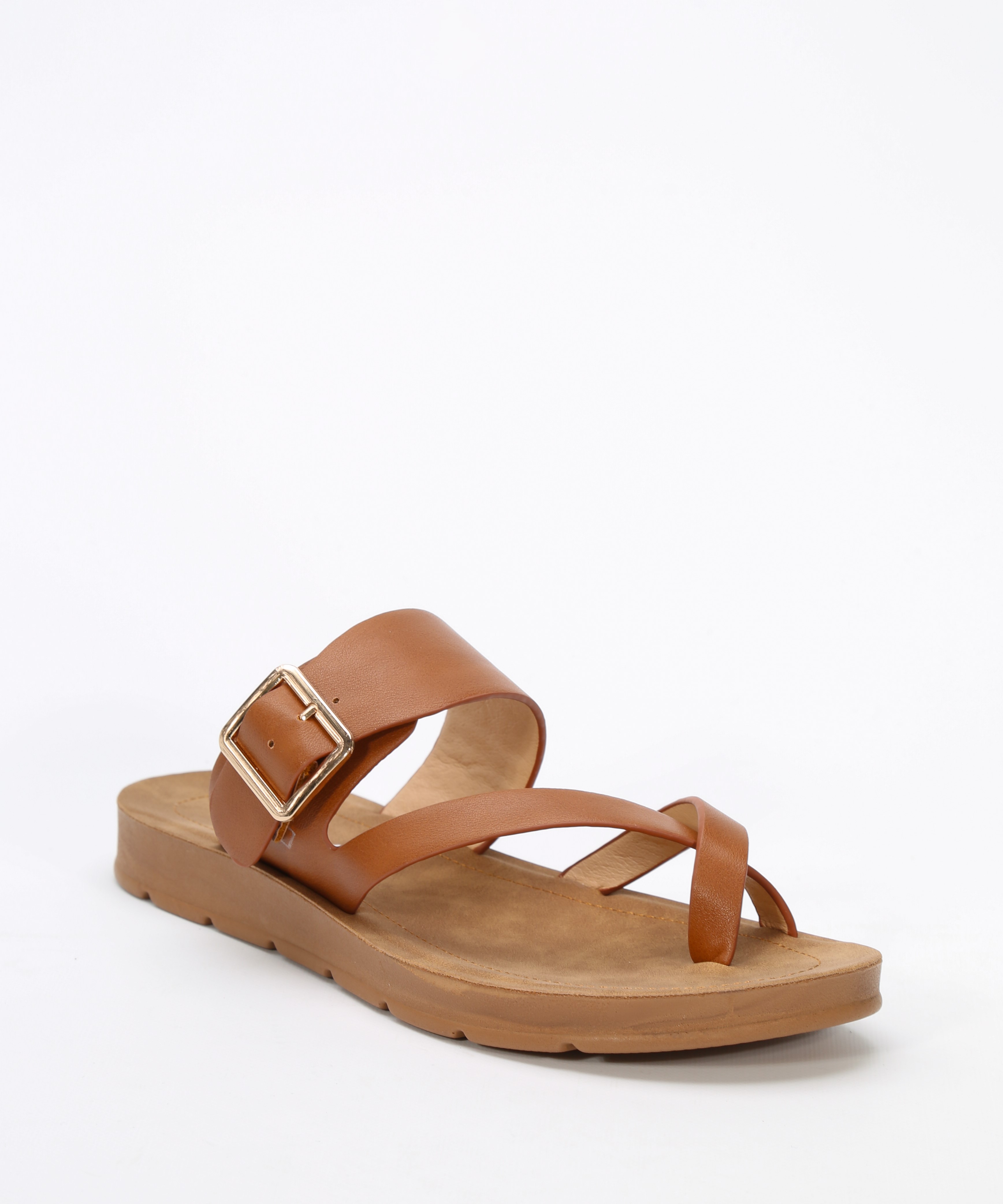 Sandalias planas hebilla image number null